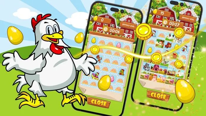 Applicazione Mobile Fowl Play Gold.